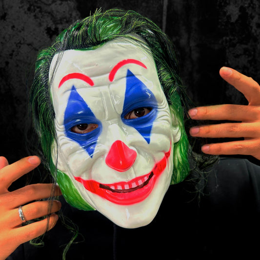 Máscara Payaso Joker Asesino Halloween Disfraz