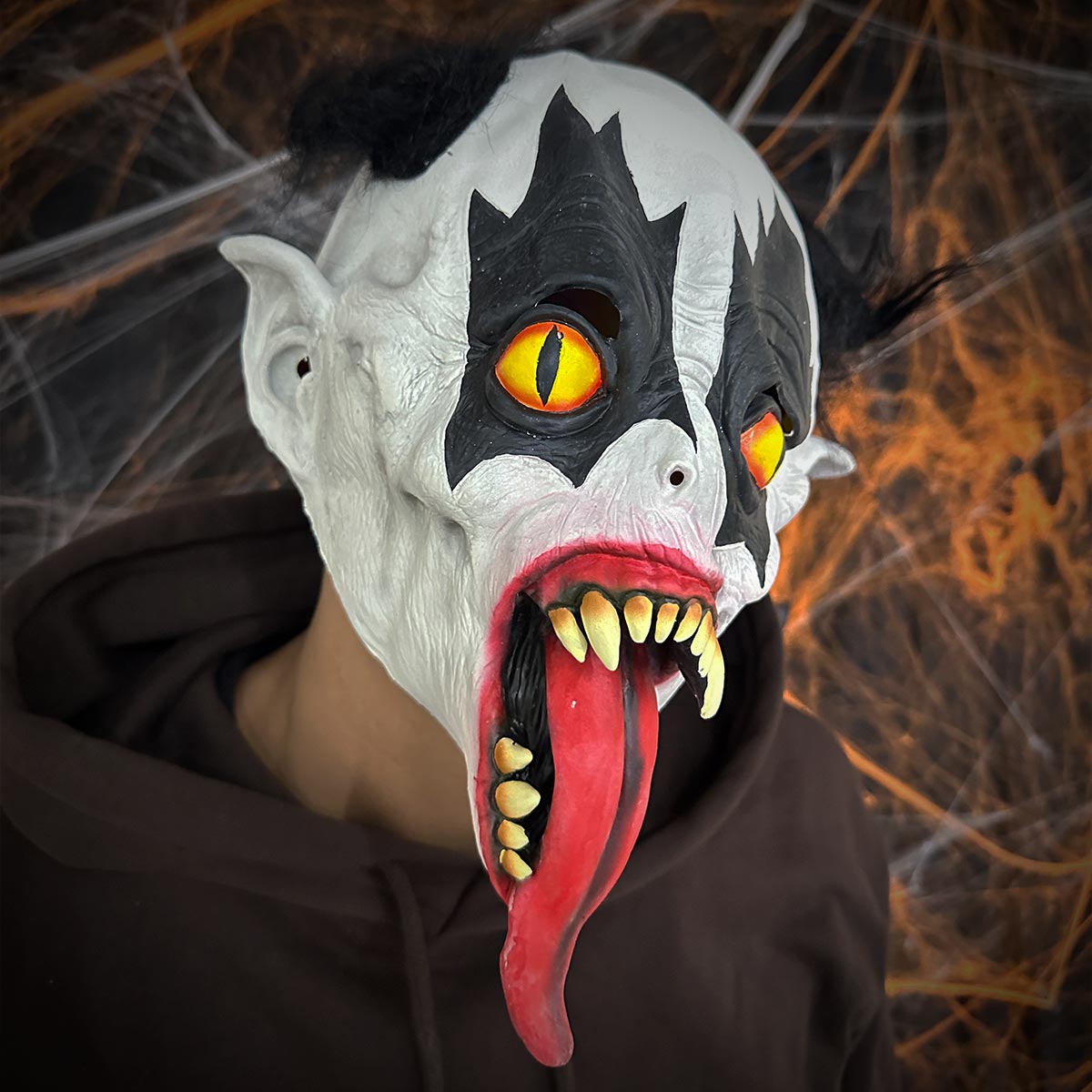 Máscara Vampiro Látex Halloween Disfraz OF-1596