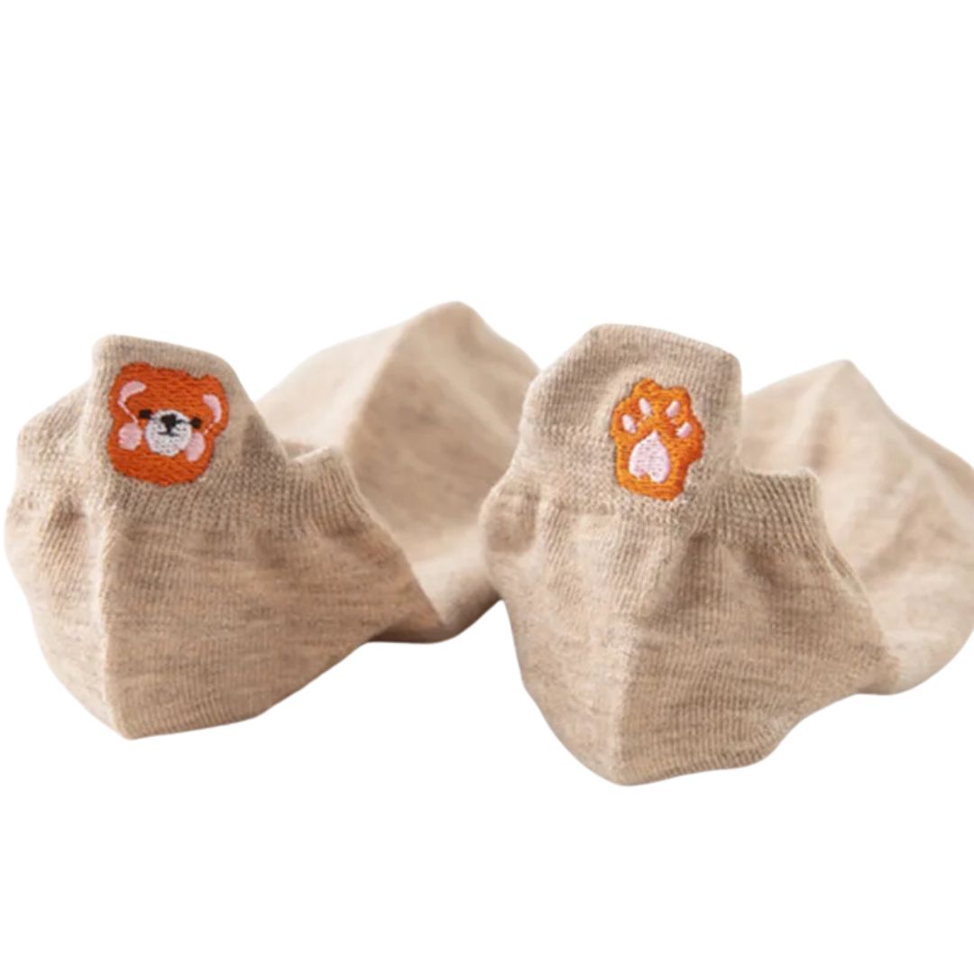 Medias Tobilleras Animalitos x 10 Pares Surtidos