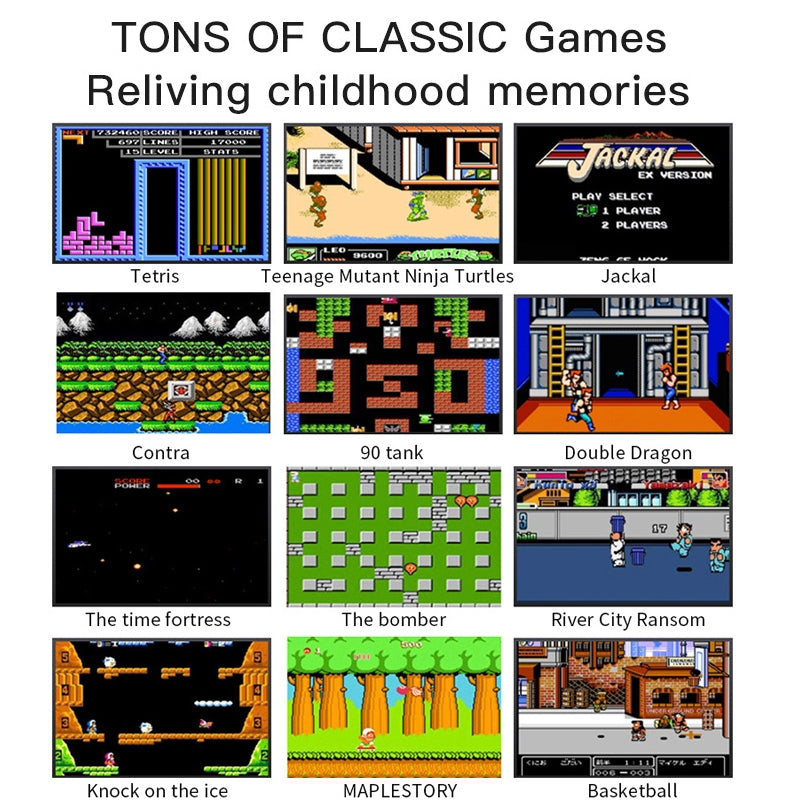 Mini Consola Retro G5 Game Box 500 Juegos