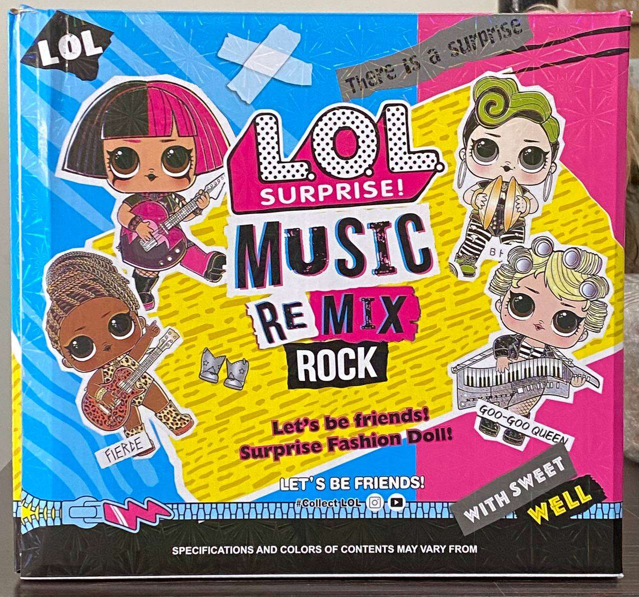 Muñeca LOL sorpresa Music Remix Rock