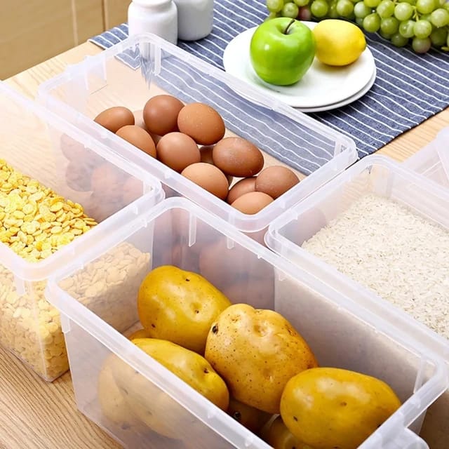Organizador Con Tapa Transparente X3
