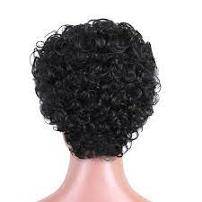 Peluca afro negro halloween