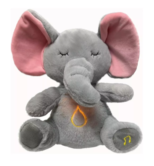 Peluche que respira estimulación sueño