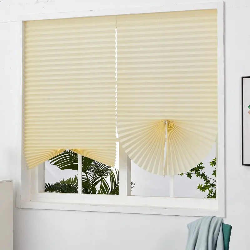 🟡 Persianas de ventana de cebra, cortina de sombra oscura para habitación, cortina enrollable y extraíble para ventana, cortinas de puerta francesas para cocina y baño