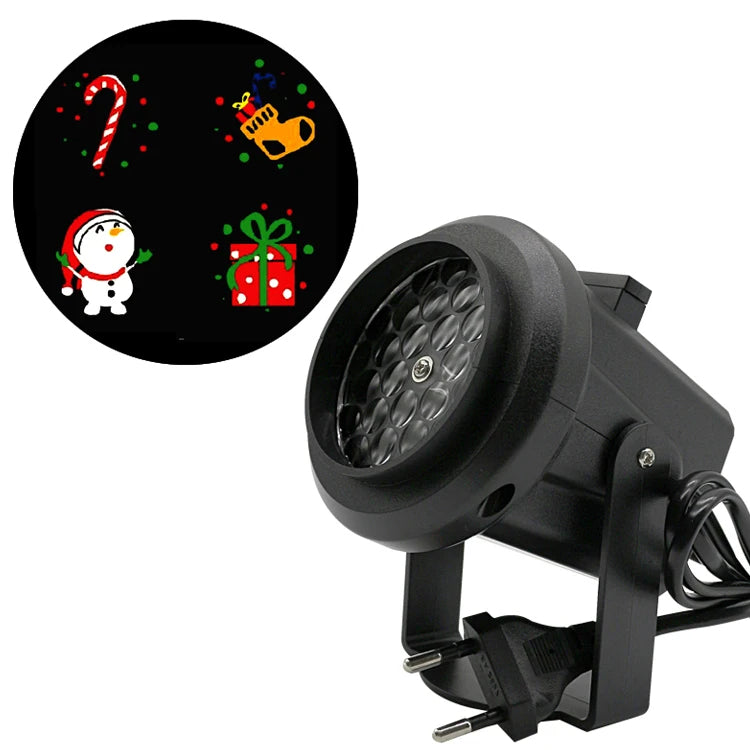 Proyector navideño con diferentes diseños proyección