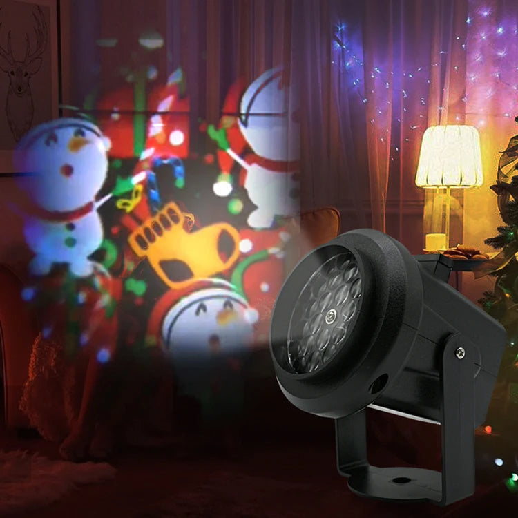 Proyector navideño con diferentes diseños proyección