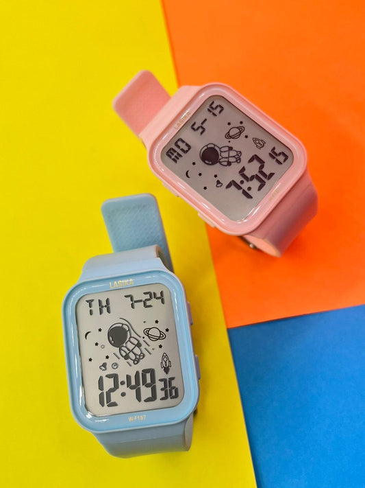 Reloj Digital Impermeable Para Niñas y Niños