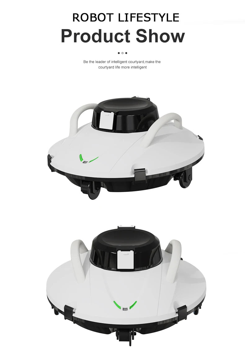 🟡 Robot aspirador automático para piscina, aspirador inalámbrico IPX8, succión lateral, doble Motor