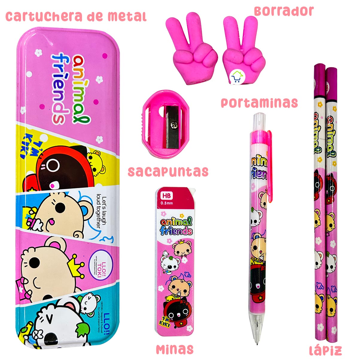 Set Escolar X8 Productos