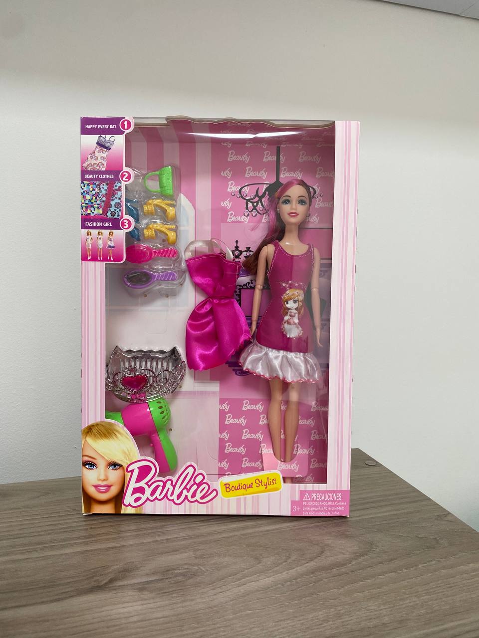 Set Muñeca Barbie Boutique Stylist