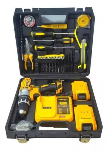 Taladro Inalámbrico Repercutor y Accesorios