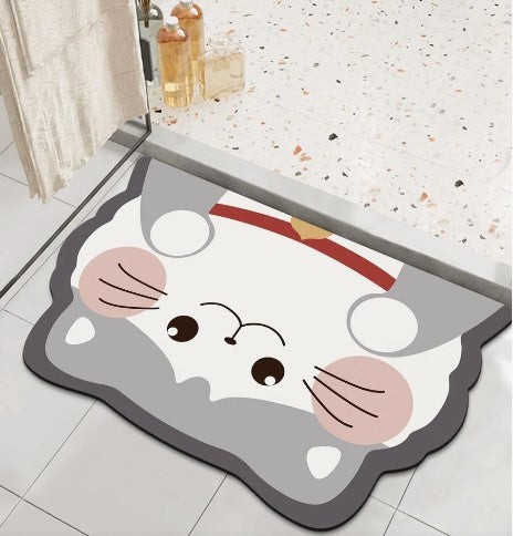 Tapete Absorbente Gato Para Bano Hogar