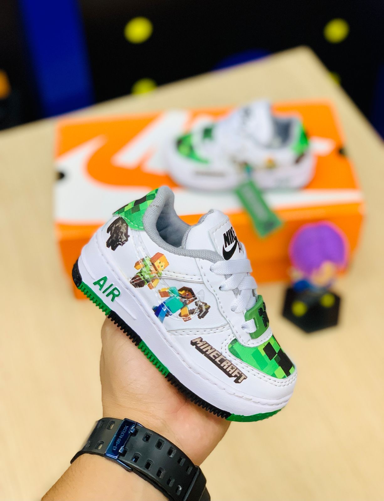 Tenis Air Force One Minecraft Dibujos Animados | Nike
