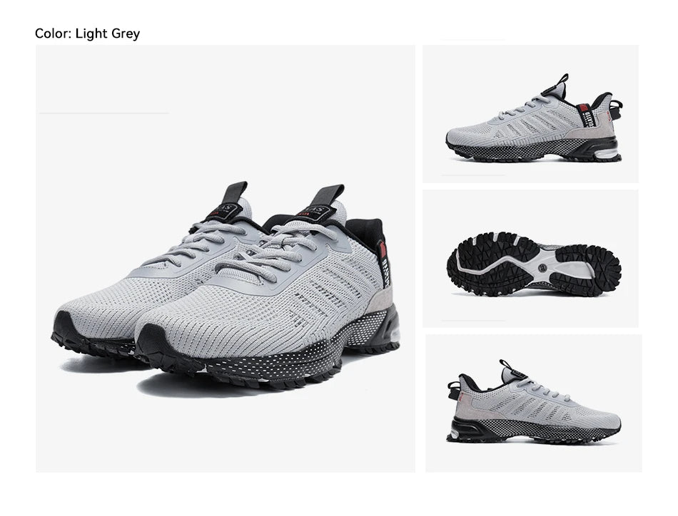 🟡 Tenis de correr para hombre, ligeras, zapatillas de diseñador, zapatillas de tenis transpirables para hombre, antideslizantes, nuevas zapatillas deportivas y para el gimnasio