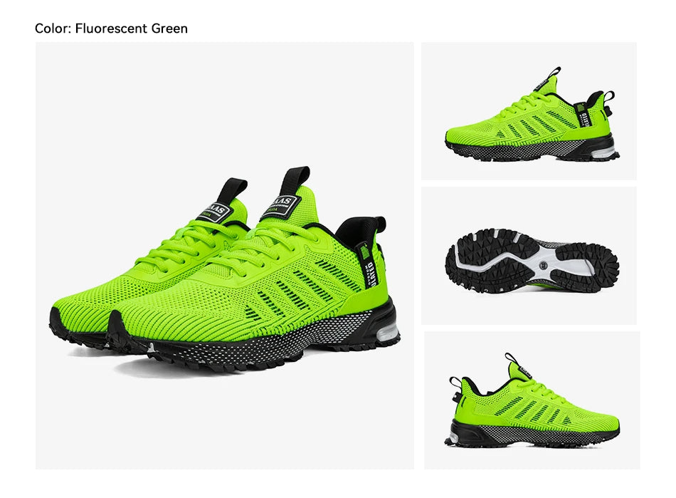 🟡 Tenis de correr para hombre, ligeras, zapatillas de diseñador, zapatillas de tenis transpirables para hombre, antideslizantes, nuevas zapatillas deportivas y para el gimnasio