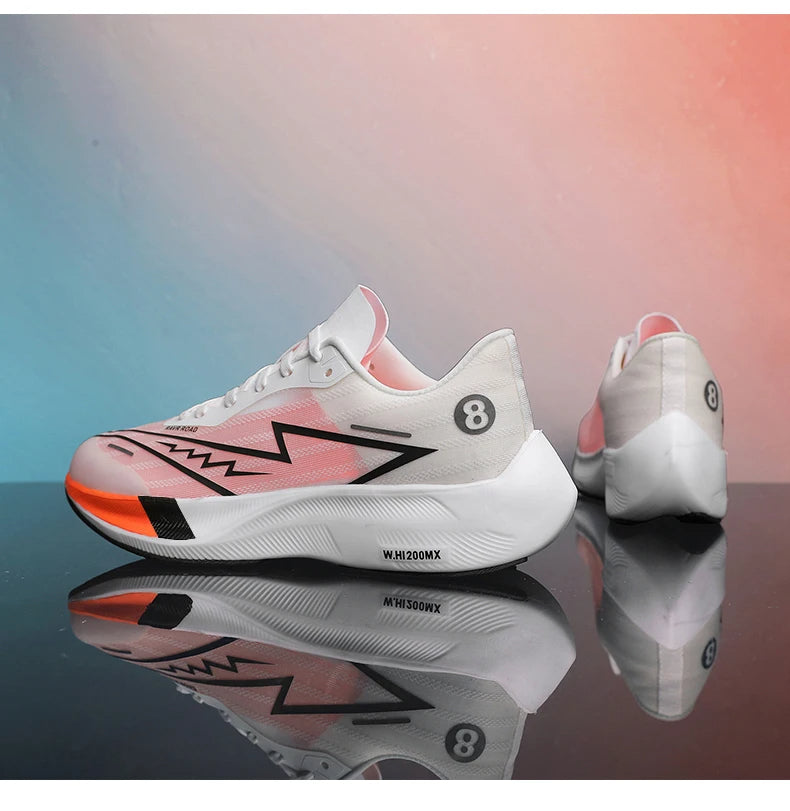 🟡Tenis deportivos para hombre, zapatillas para correr con placa de carbono y palma completa, zapatillas de entrenamiento para atletismo absorbentes de golpes para carreras de maratón para hombre y mujer