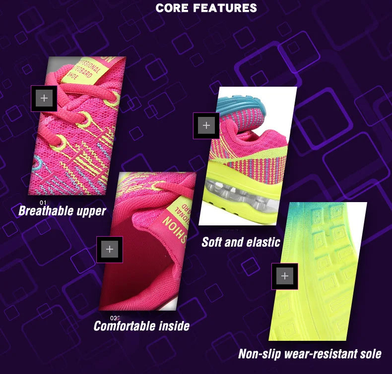 🟡 Tenis para mujer, zapatillas deportivas de malla con aumento de altura de 4CM con cojín de aire para Fitness, zapatillas deportivas transpirables para caminar para mujer