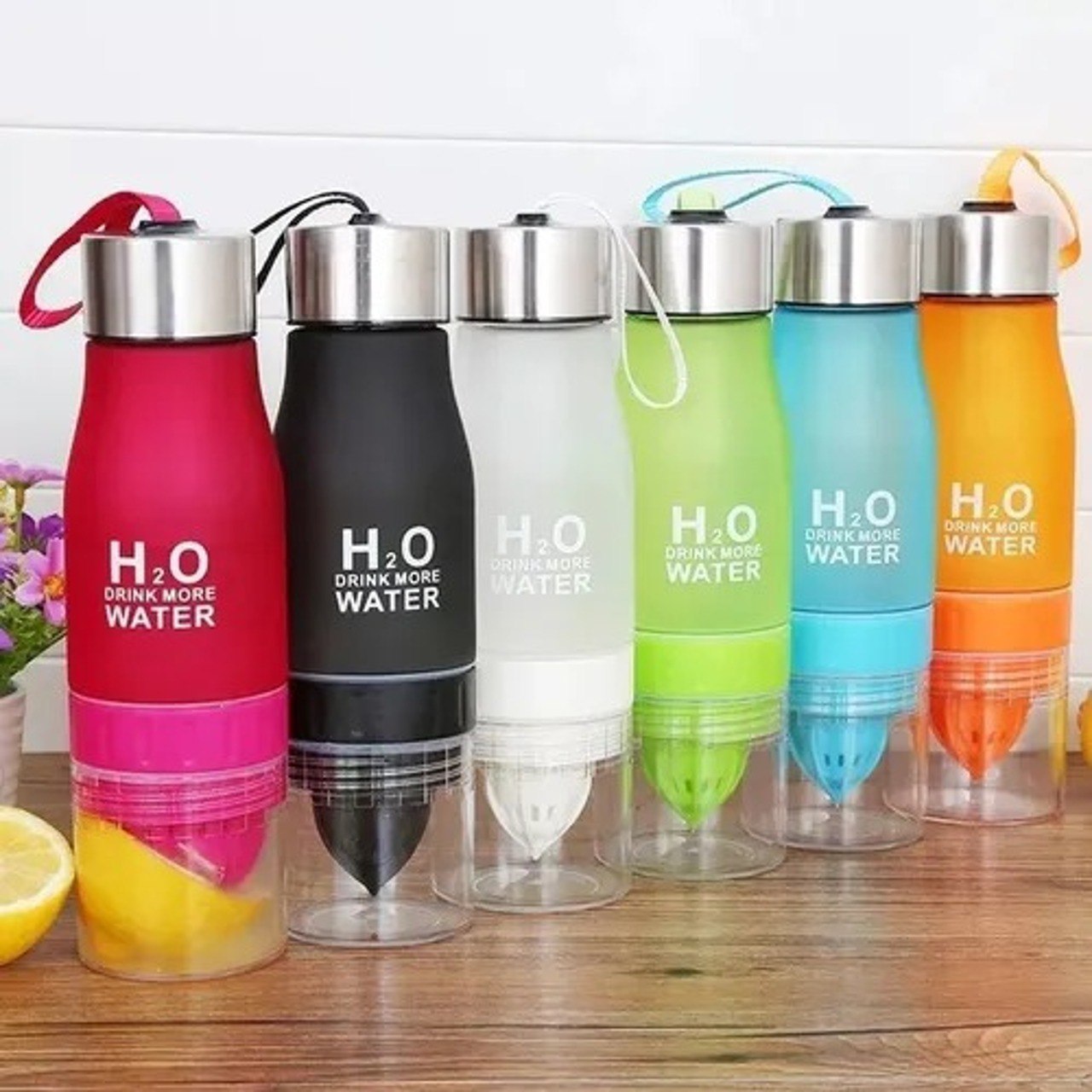 Termo Botilito 650ml Exprimidor Limonada
