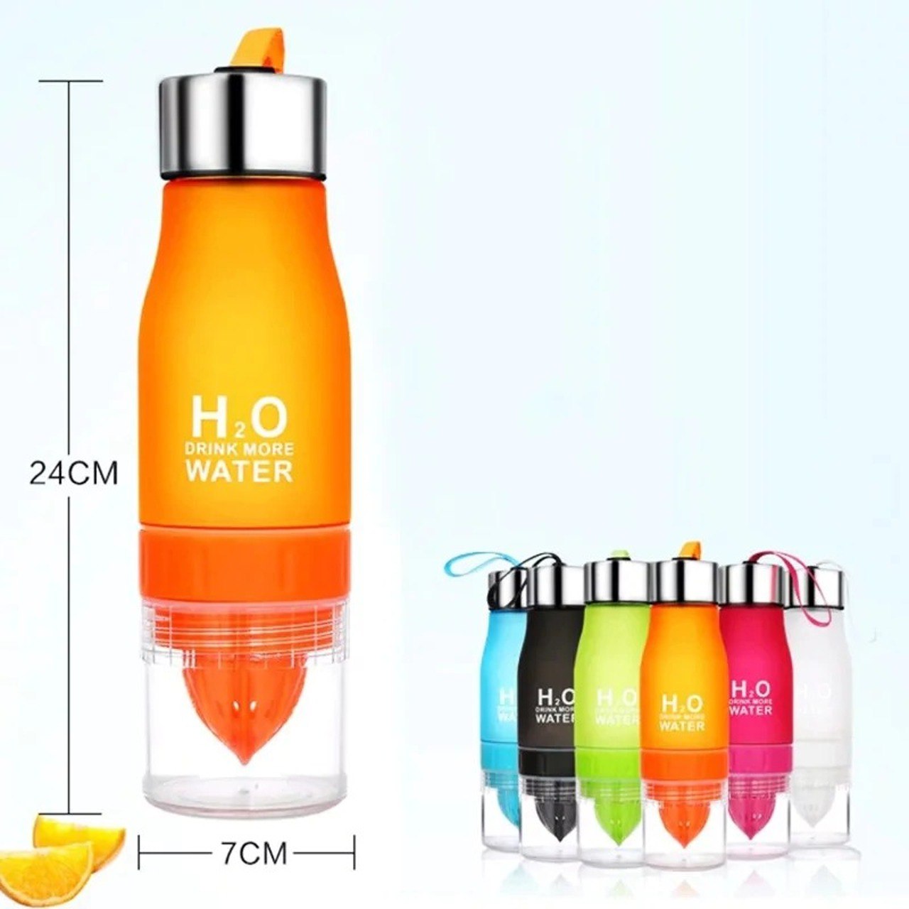 Termo Botilito 650ml Exprimidor Limonada