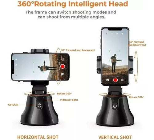 Trípode Automático Para Celular 360 con Sensor Movimiento