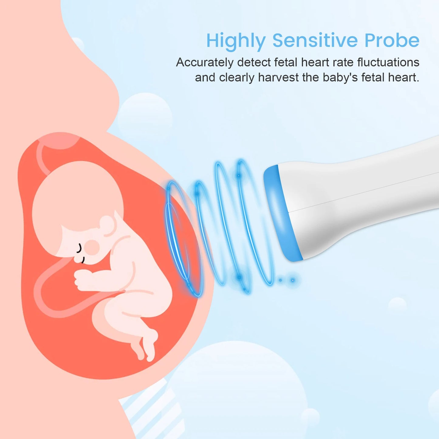 Ultrasonido Portátil Doppler Fetal