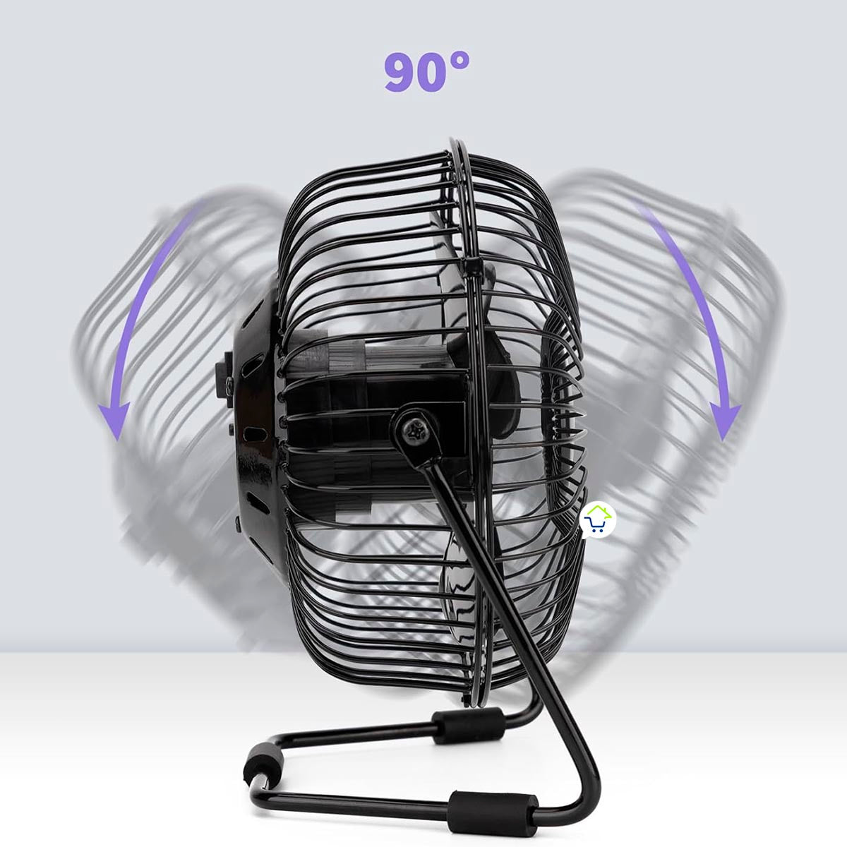 Ventilador Reloj LED USB
