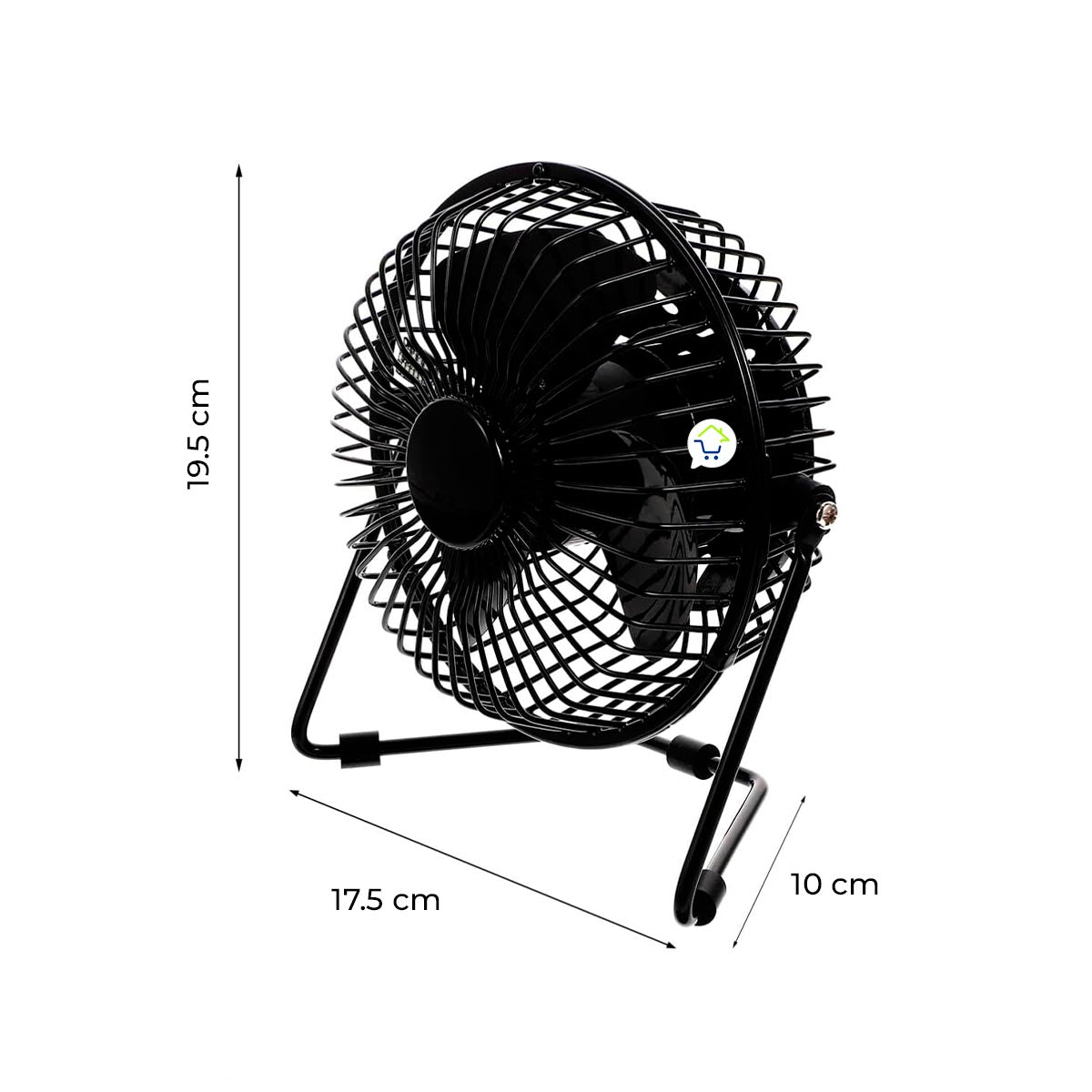 Ventilador Reloj LED USB
