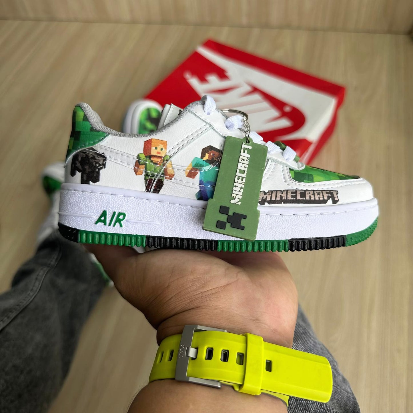 Tenis Air Force One Minecraft Dibujos Animados | Nike