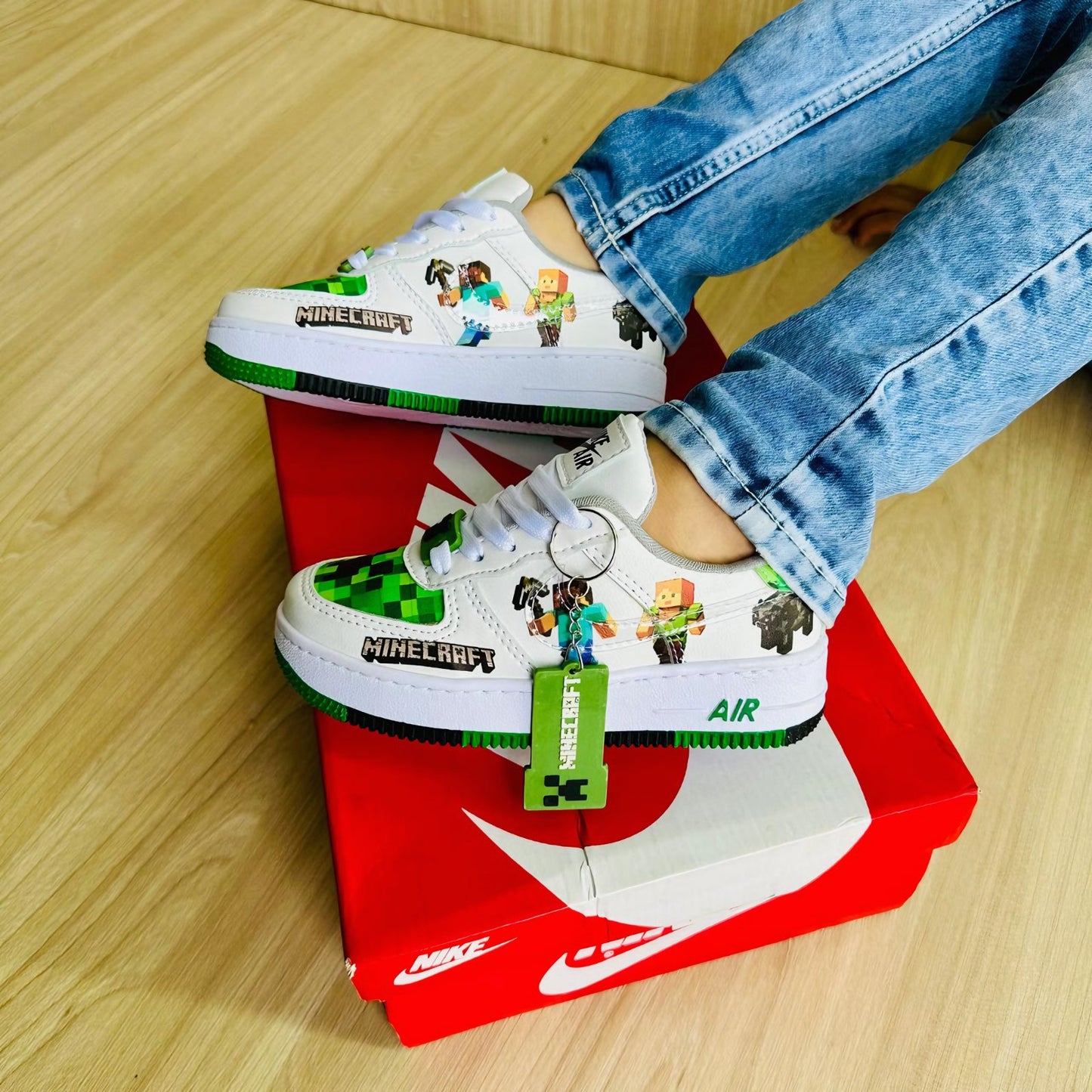 Tenis Air Force One Minecraft Dibujos Animados | Nike