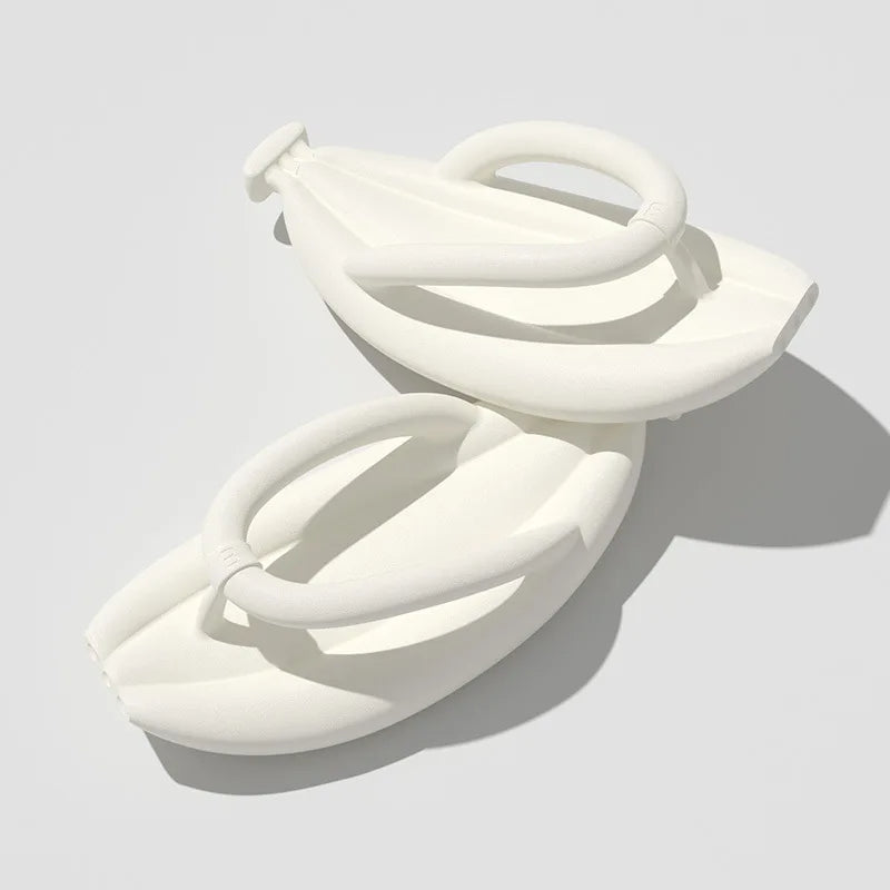 🟡 Chanclas con diseño de banano plátano para mujer y hombre, zapatillas novedosas de verano, sandalias antideslizantes con plataforma de suela gruesa, zapatos de baño y relajación