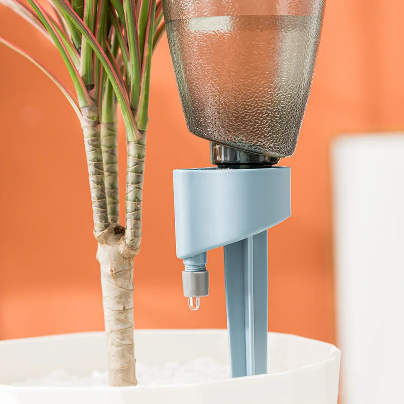 🟡 Nuevo Dispositivo automático de riego de flores para jardín, velocidad ajustable, riego por goteo, maceta, dispositivo de riego por goteo suculento