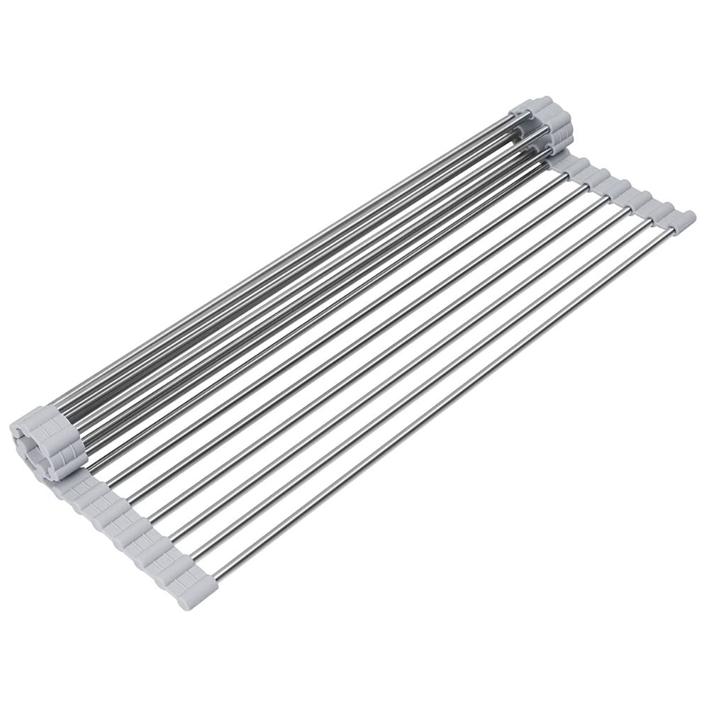 Escurridor Secador De Platos Enrollable Plegable Inoxidable