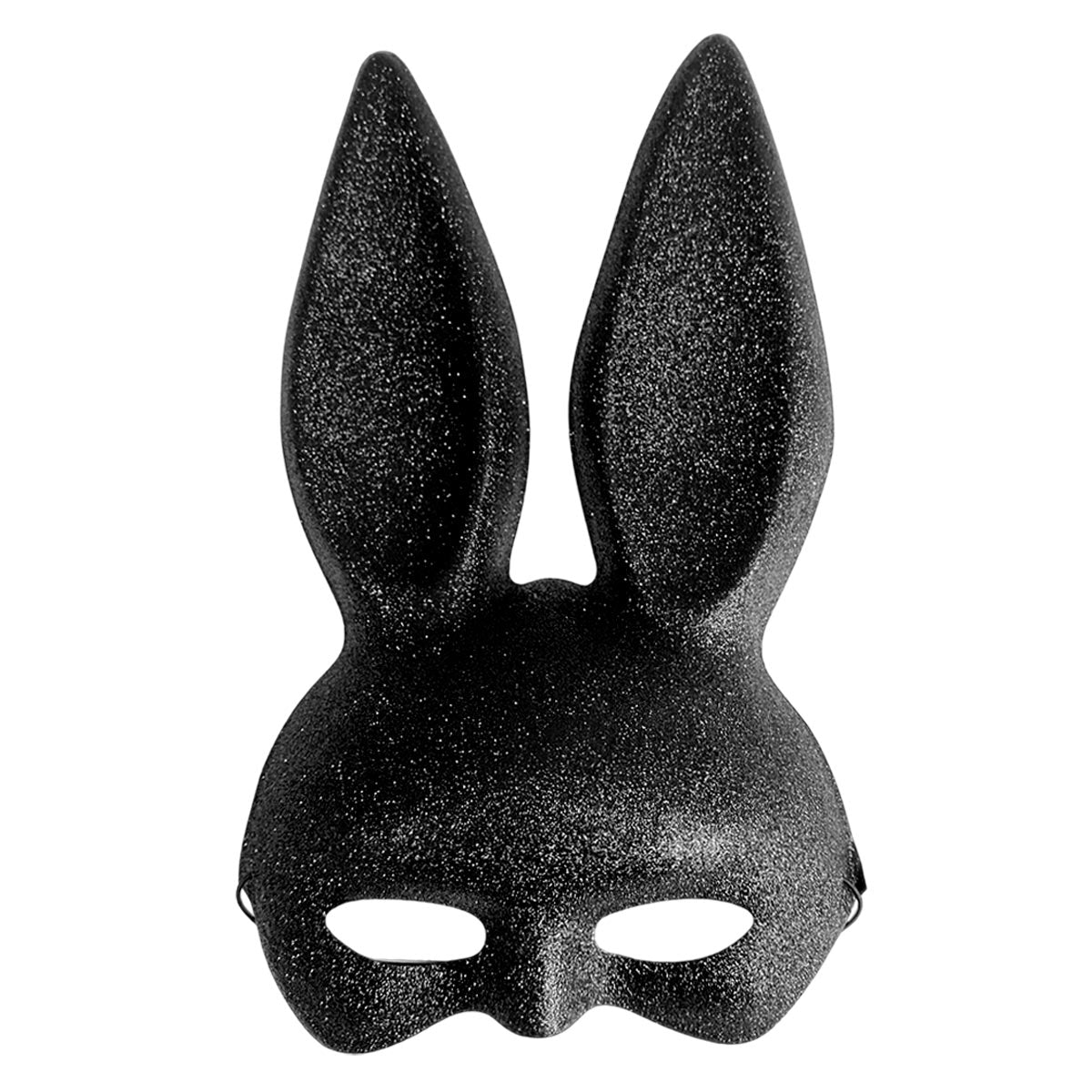 Máscara De Conejo Sexy Media Cara Glitter Halloween Accesorio Disfraz