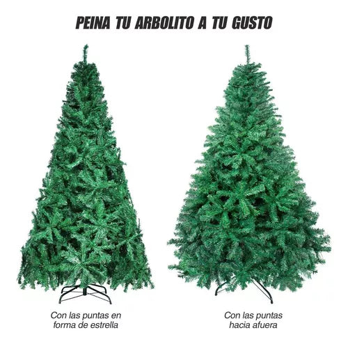 Árbol De Navidad Robusto 2.10 Mts Verde