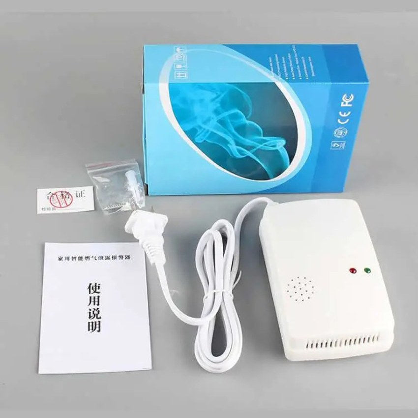 Sensor Detector de Fugas de Gas Alarma de Seguridad Para el Hogar Pared