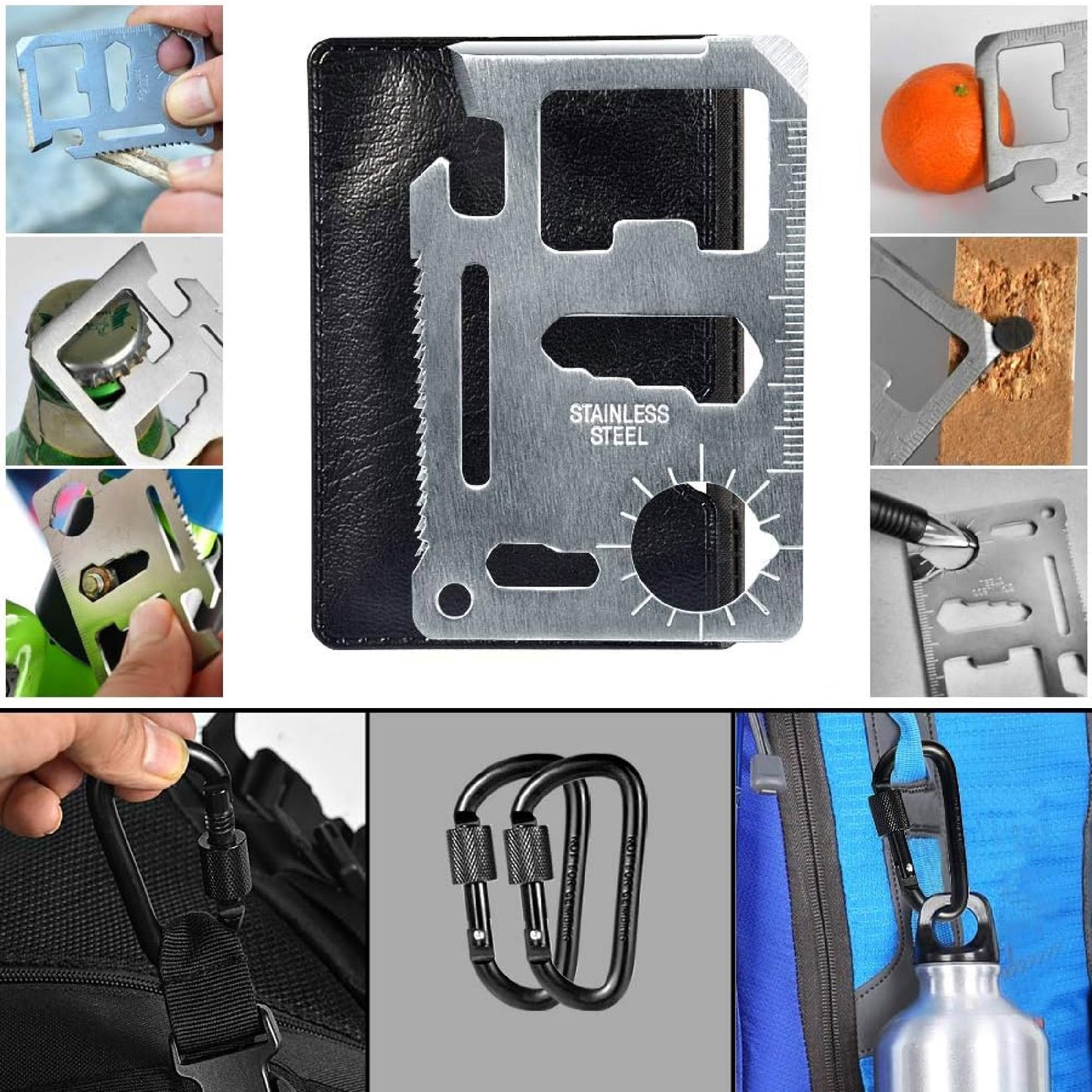 Kit Supervivencia Herramientas Camping Guerras Catástrofes