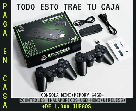 Mini Consola Retro +1000 juegos