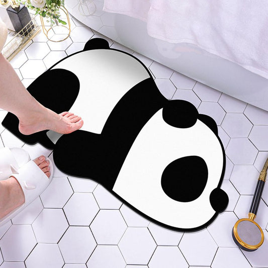 Tapete Absorbente Panda Para Bano Hogar