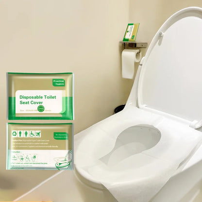 🟡 10 Fundas desechables para asiento de inodoro