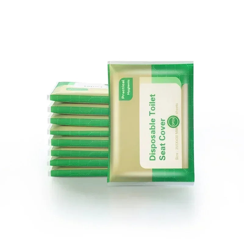 🟡 10 Fundas desechables para asiento de inodoro