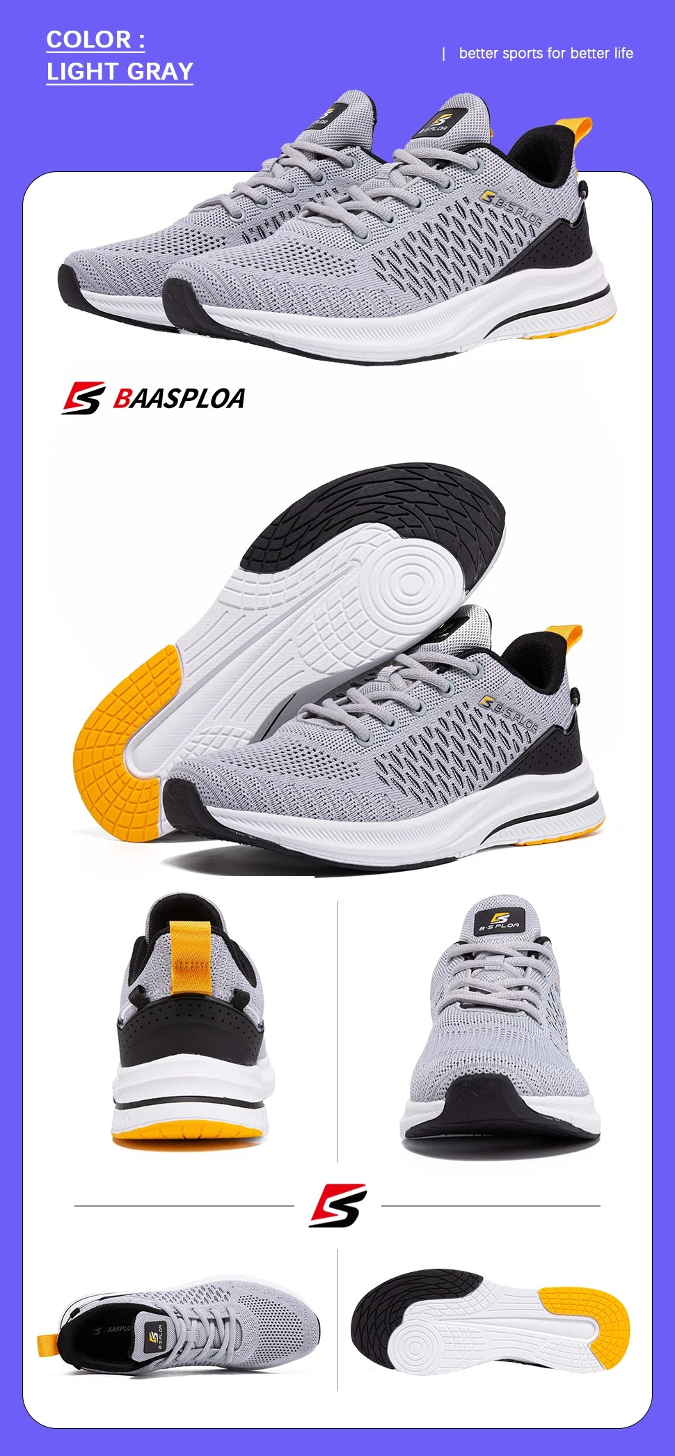 🟡 Tenis para correr ligeras para hombre, zapatillas informales de malla de diseñador con cordones, tenis para deportes al aire libre y gimnasio