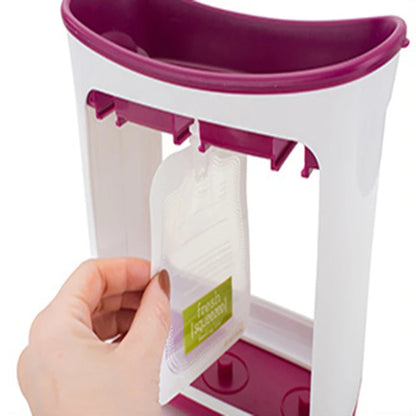 🟡 Set Exprimidor de comida para bebés recién nacidos, mascotas o el hogar, exprimidor de alimentos, bolsa de almacenamiento de suplementos, contenedor de alimentación para bebés, mascotas o el hogar