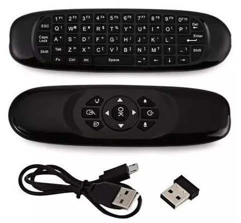 Control Smart Tv Teclado y Mouse Recargable