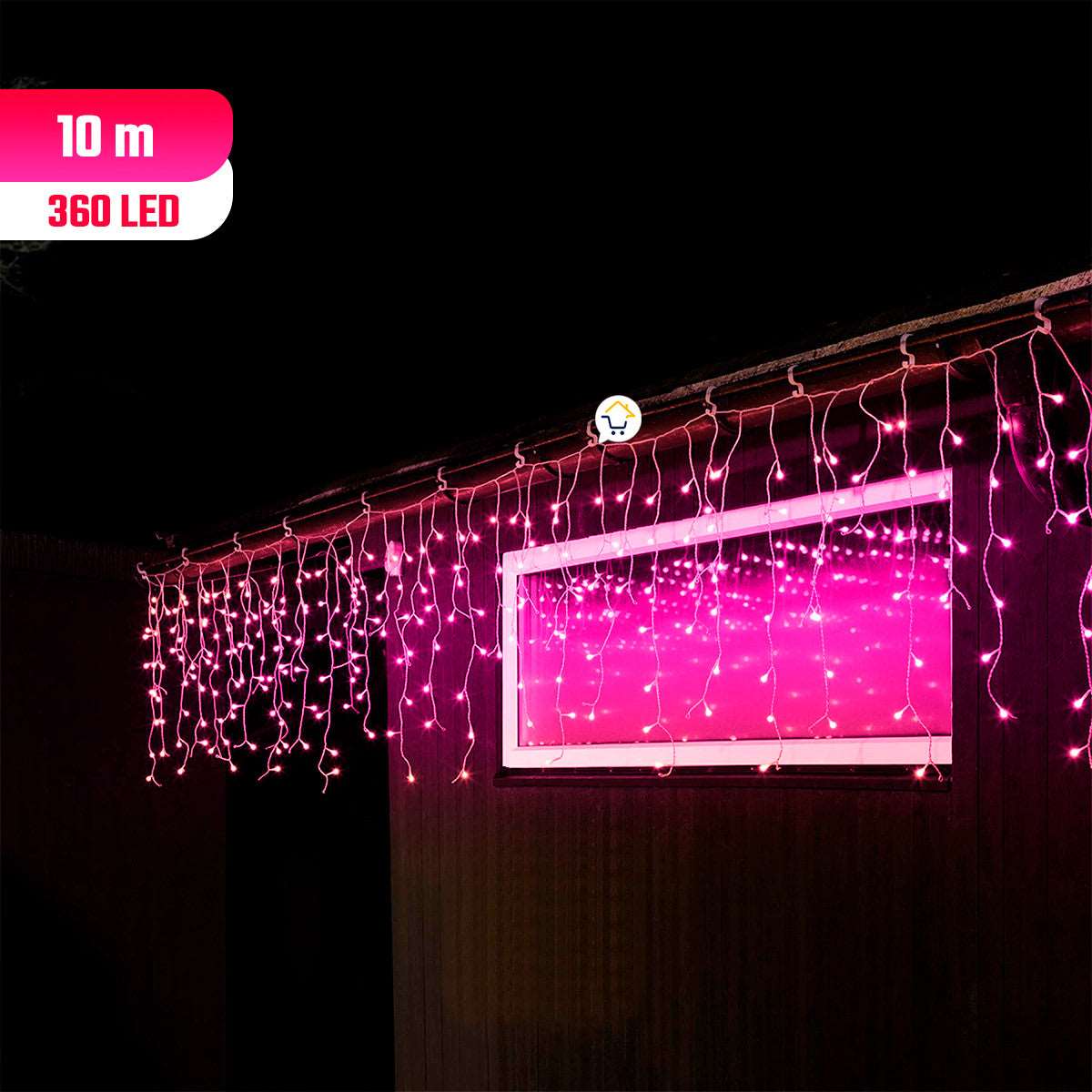 Cortina Led Intercalada 10 mts Navidad