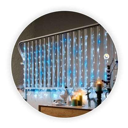 Cortina Luz Led 9mtsx1mt 360 Luces Navidad