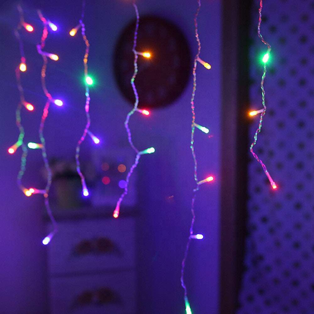 Cortina Led Intercalada 3Mts Navidad 100 led