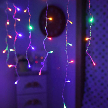 Cortina Led Intercalada 3Mts Navidad 100 led