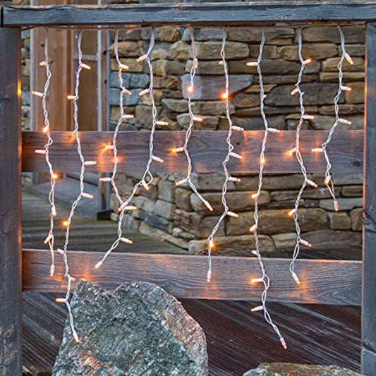 Cortina Led Intercalada 3Mts Navidad 100 led