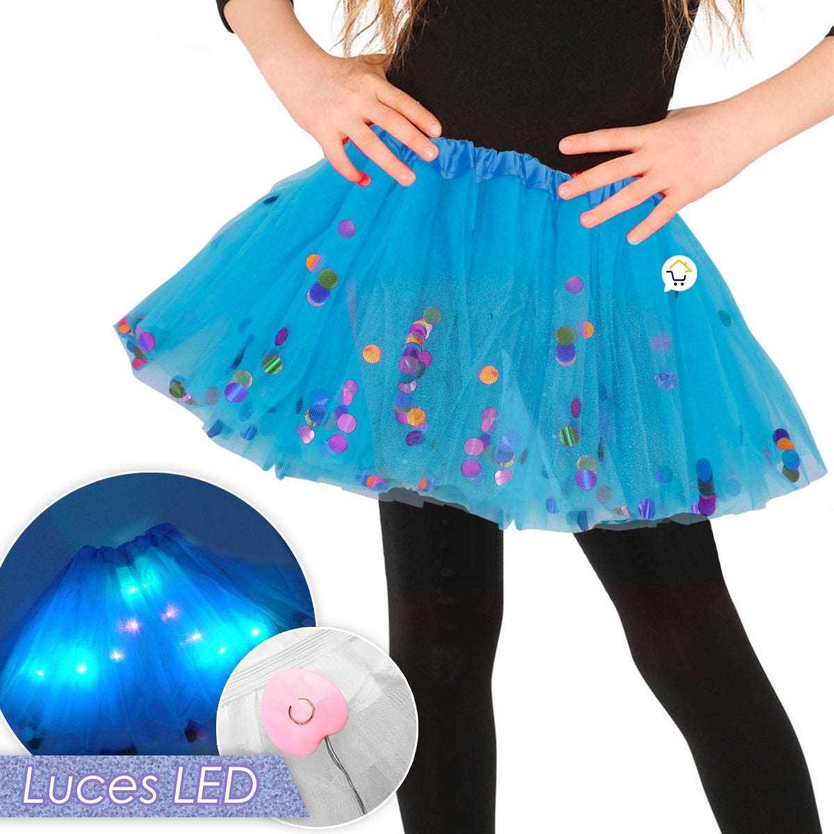 Diadema Extensión Tutu Halloween